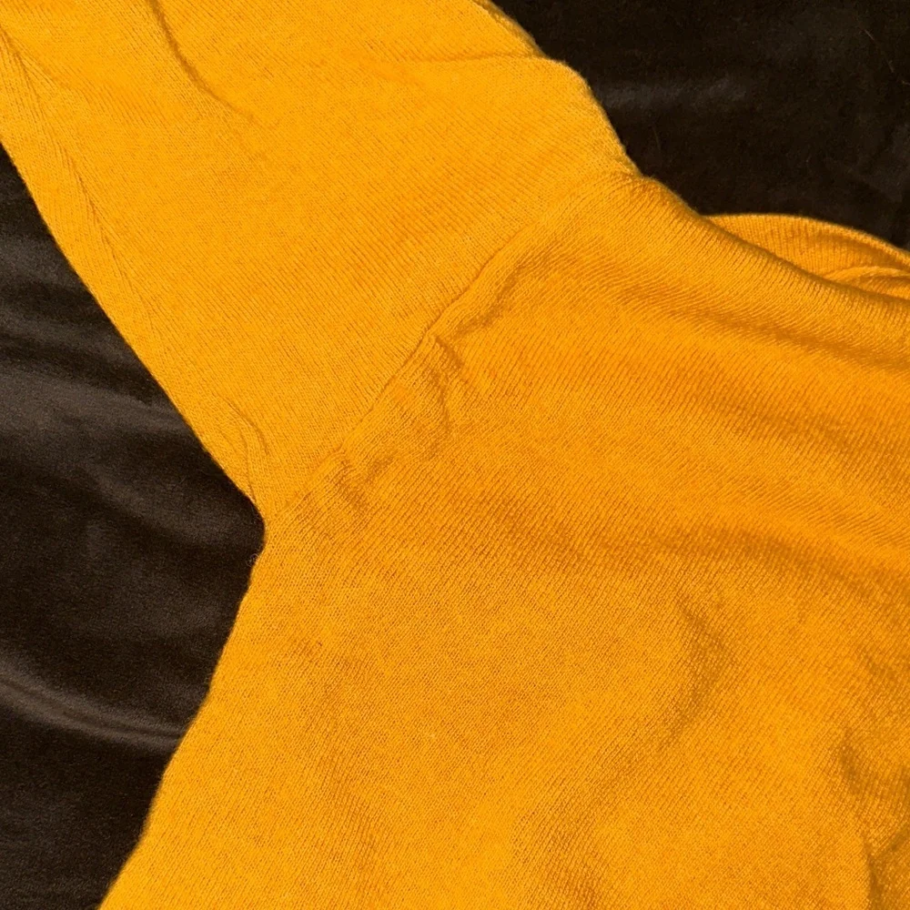 Zara Mustard V-Neck Sweater